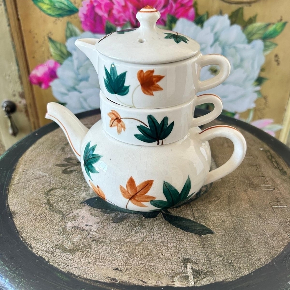 Vintage Japanese Tea Set For One